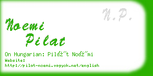 noemi pilat business card